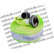 Polyester Fire Hose With Coupling - TYRONE 16 Bar